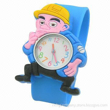 Slap watches with figures